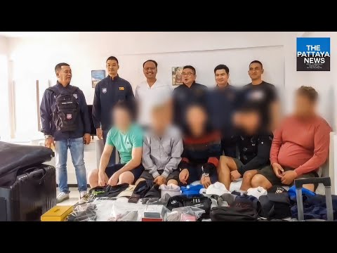 Five Mongolian "tourists" were arrested after pickpocketing various people in Pattaya.