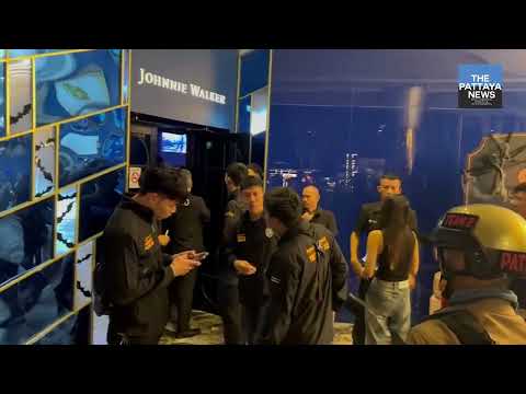 Pattaya City Police inspect nightclubs and bars to keep tourists safe over Halloween weekend.