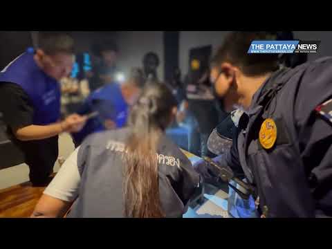 Pattaya police raid popular Thai nightclub, arrest over 50 people for illegal drugs.